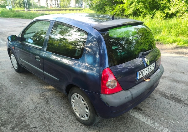 Renault Clio cena 3250 przebieg: 217000, rok produkcji 2002 z Poznań małe 326